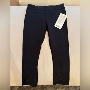 New Black Lululemon leggings Run: Inspire Crop II